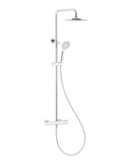 Deszczownia Luna New z baterią termostatyczną - Armatura Chrome