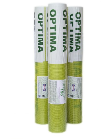 Siatka do tynkowania zewnętrznego OPTIMA 150 żółta 1,10x50m Siatka do tynkowania zewnętrznego OPTIMA 150 żółta 1,10x50m