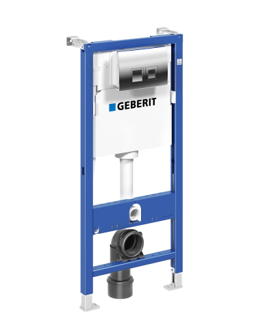 Geberit UNIFIX Delta 35 - Stelaż podtynkowy z przyciskiem chrom Geberit UNIFIX Delta 35 - Stelaż podtynkowy z przyciskiem chrom
