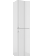 RIETTI Słupek 35 cm K/F: Biały Połysk - Elegancja i Styl