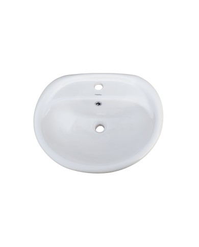 Umywalka ceramiczna NERGIS Maestro 50 cm z 1 otworem - elegancja i funkcjonalność Umywalka ceramiczna NERGIS Maestro 50 cm z 1 otworem - elegancja i funkcjonalność