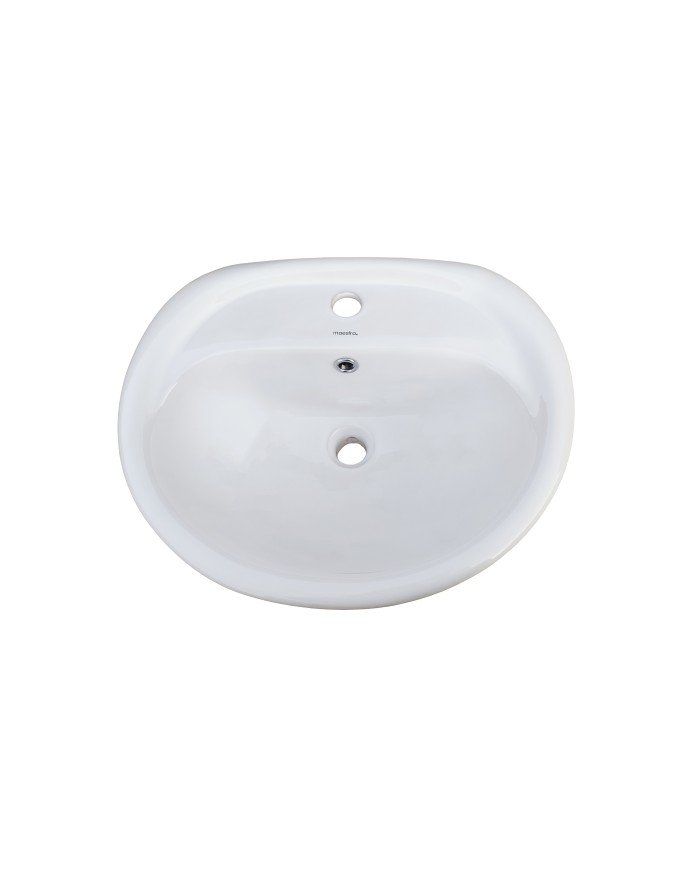 Umywalka ceramiczna NERGIS Maestro 50 cm z 1 otworem - elegancja i funkcjonalność Umywalka ceramiczna NERGIS Maestro 50 cm z 1 otworem - elegancja i funkcjonalność