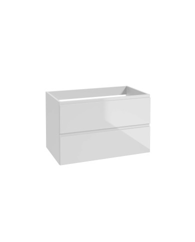 MODUS Szafka 80 cm - Biała Klam, Lakier Biały Połysk MODUS Szafka 80 cm - Biała Klam, Lakier Biały Połysk