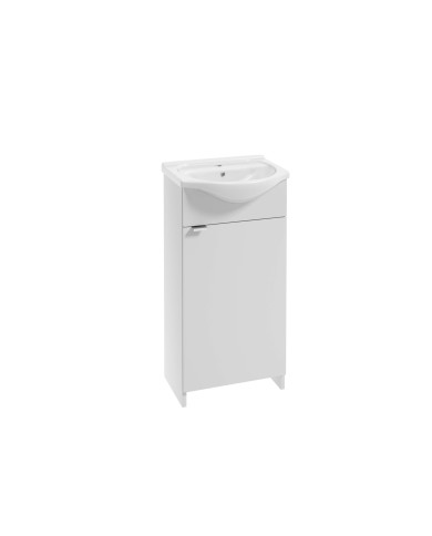 KREDO Zestaw szafka z umywalką 40 cm - biały połysk L1528 K KREDO Zestaw szafka z umywalką 40 cm - biały połysk L1528 K