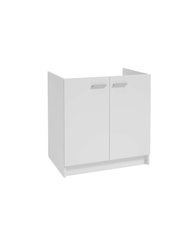 Szafka pod zlewozmywak 80x50 cm - biały laminat, stylowa i funkcjonalna Szafka pod zlewozmywak 80x50 cm - biały laminat, stylowa i funkcjonalna