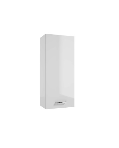 MEA Szafka wisząca 30 cm - biały połysk, elegancki design MEA Szafka wisząca 30 cm - biały połysk, elegancki design