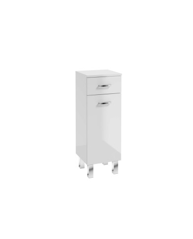 MEA Szafka Stojąca 30 cm - Biały Połysk, Elegancja i Funkcjonalność