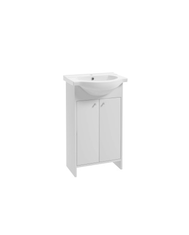 DIANA Zestaw szafka z umywalką 50cm - Biały, Elegancki Design DIANA Zestaw szafka z umywalką 50cm - Biały, Elegancki Design