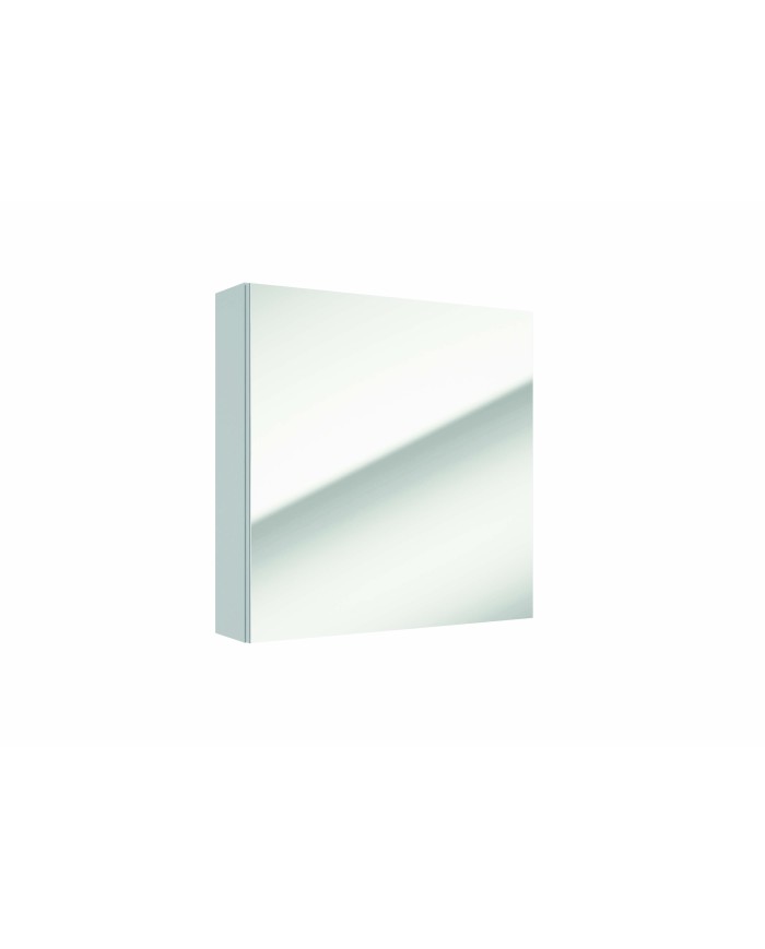 Szafka lustrzana Salsa 60cm - biały połysk, lustro - elegancja w łazience