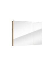 Szafka lustrzana RIETTI 80 cm - dąb evoke, lustro w zestawie Szafka lustrzana RIETTI 80 cm - dąb evoke, lustro w zestawie