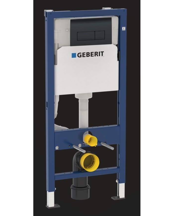 Geberit Stelaż podtynkowy Delta50 czarny mat - Wysoka jakość