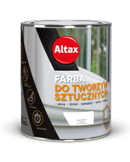 ALTAX Farba do Tworzyw Sztucznych PVC 0,75L Biały - Wysoka Jakość ALTAX Farba do Tworzyw Sztucznych PVC 0,75L Biały - Wysoka Jakość