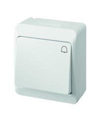 Łącznik natynkowy Hermes "Dzwonek" IP44 biały - wysoka jakość Łącznik natynkowy Hermes "Dzwonek" IP44 biały - wysoka jakość