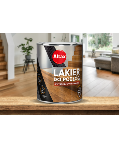 ALTAX lakier do podłóg 2,5 L - bezbarwny półmat do ochrony ALTAX lakier do podłóg 2,5 L - bezbarwny półmat do ochrony