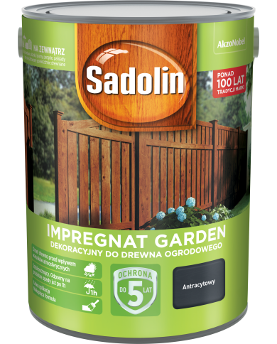 AKZO SADOLIN GARDEN Antracytowy 5L - Farba do ogrodu AKZO SADOLIN GARDEN Antracytowy 5L - Farba do ogrodu