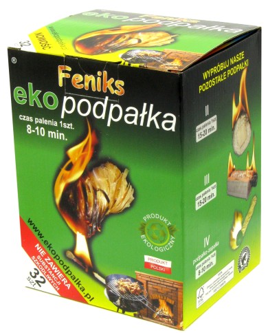 Ekopodpałka 32 szt. - Ekologiczne i wydajne rozwiązanie Ekopodpałka 32 szt. - Ekologiczne i wydajne rozwiązanie