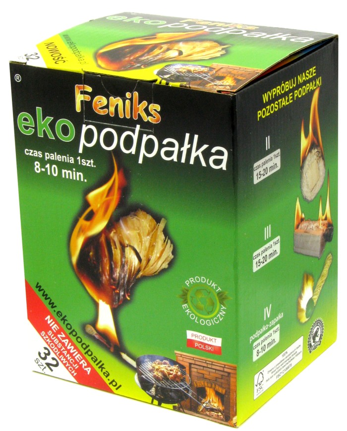 Ekopodpałka 32 szt. - Ekologiczne i wydajne rozwiązanie Ekopodpałka 32 szt. - Ekologiczne i wydajne rozwiązanie