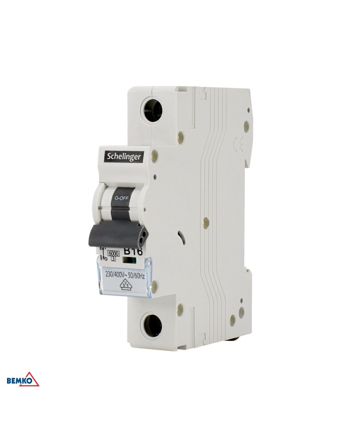 Wyłącznik nadprądowy 6KA 1P B 20A VDE Schelinger - Sprawdź!
