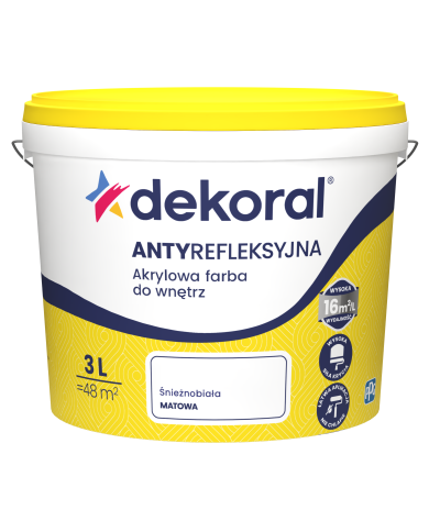 PPG POLINAK PLUS Antyrefleksyjny Akryl Śnieżnobiały 3L - Zakup Online PPG POLINAK PLUS Antyrefleksyjny Akryl Śnieżnobiały 3L - Zakup Online