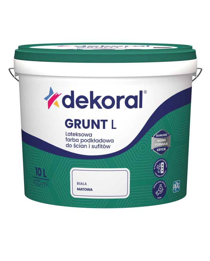 PPG DL Grunt Lateksowy 10L - Wysokiej Jakości Grunt do Malowania PPG DL Grunt Lateksowy 10L - Wysokiej Jakości Grunt do Malowania