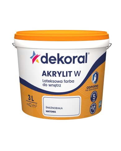 PPG Akrylit W Śnieżnobiały 3L - Farba o Wysokiej Jakości PPG Akrylit W Śnieżnobiały 3L - Farba o Wysokiej Jakości