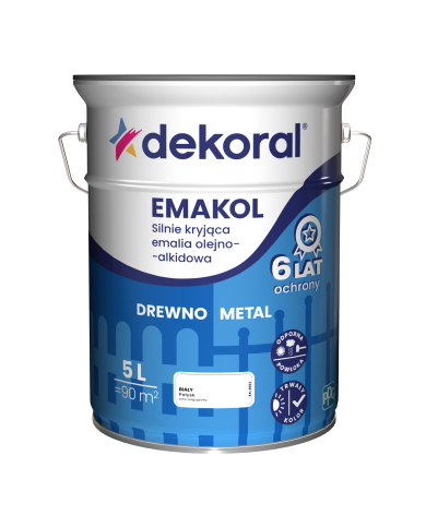 PPG EMAKOL STRONG Biały 5L - Wysokiej Jakości Farba do Malowania PPG EMAKOL STRONG Biały 5L - Wysokiej Jakości Farba do Malowania