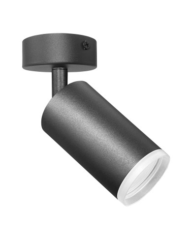 Lampa ścienno-sufitowa LONDON 1xGU10 czarna - ruchoma spot Lampa ścienno-sufitowa LONDON 1xGU10 czarna - ruchoma spot
