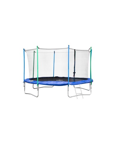 Trampolina 14FT (427CM) z drabinką - Bezpieczna zabawa dla dzieci Trampolina 14FT (427CM) z drabinką - Bezpieczna zabawa dla dzieci