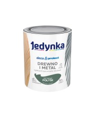 Jedynka Deco&Protect Drewno i Metal 0,7L Zielony Ciemny Satynowy Jedynka Deco&Protect Drewno i Metal 0,7L Zielony Ciemny Satynowy