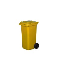 Pojemnik na odpady 120l - żółty | Wysoka jakość i trwałość