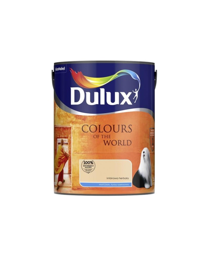 AKZO DULUX KŚ Imbirowa Herbata 5L - Farba do wnętrz AKZO DULUX KŚ Imbirowa Herbata 5L - Farba do wnętrz
