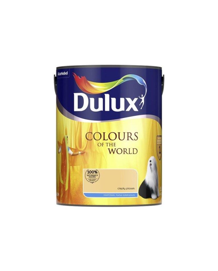 AKZO DULUX KŚ Ciepły Piasek 5L - Farba do wnętrz AKZO DULUX KŚ Ciepły Piasek 5L - Farba do wnętrz