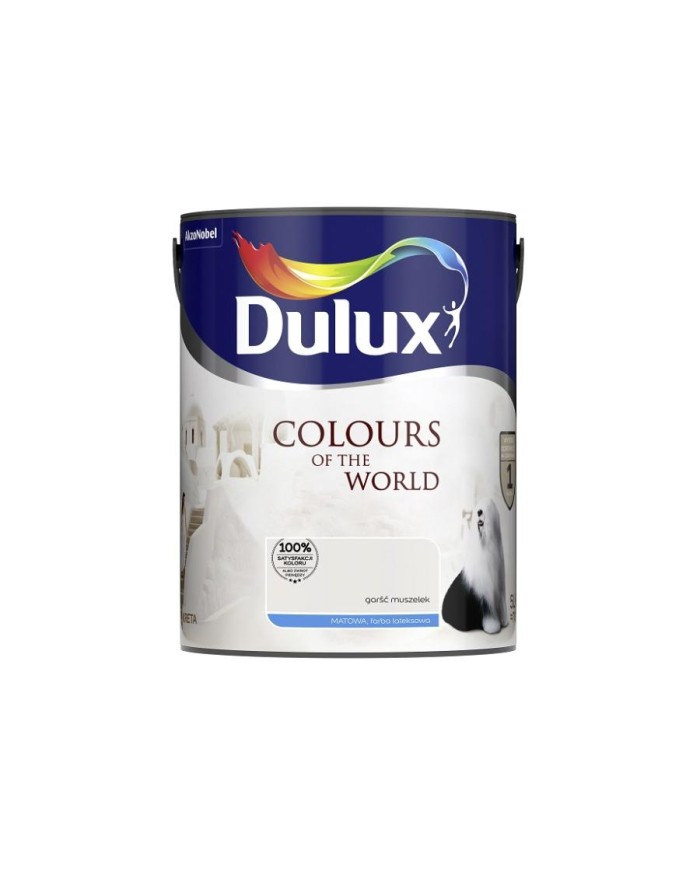 AKZO DULUX KŚ Garść Muszelek 5L - Farba do wnętrz AKZO DULUX KŚ Garść Muszelek 5L - Farba do wnętrz