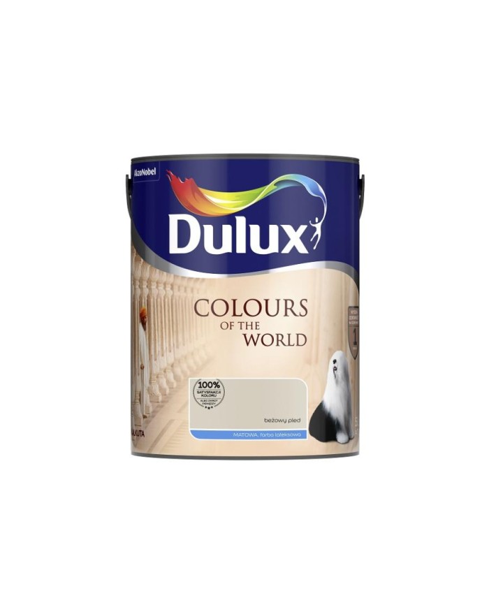 AKZO DULUX KŚ Białe Wino 5L - Farba do wnętrz najwyższej jakości