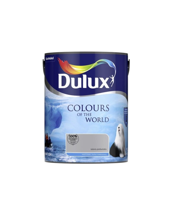 AKZO DULUX KŚ Szara Poświata 5L - Farba do wnętrz