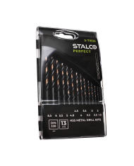 Wiertła do metalu HSS STALCO - Zestaw 13 elementów Wiertła do metalu HSS STALCO - Zestaw 13 elementów