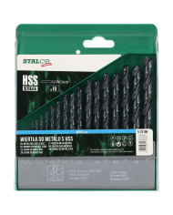 Zestaw wierteł HSS do metalu 1-10mm STALCO - Wysoka jakość! Zestaw wierteł HSS do metalu 1-10mm STALCO - Wysoka jakość!
