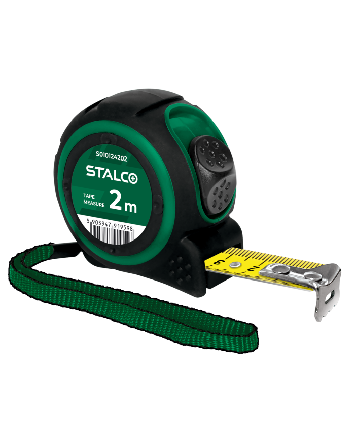 STALCO Miara zwijana 2m x 16mm - Precyzyjne pomiary w Twoich rękach