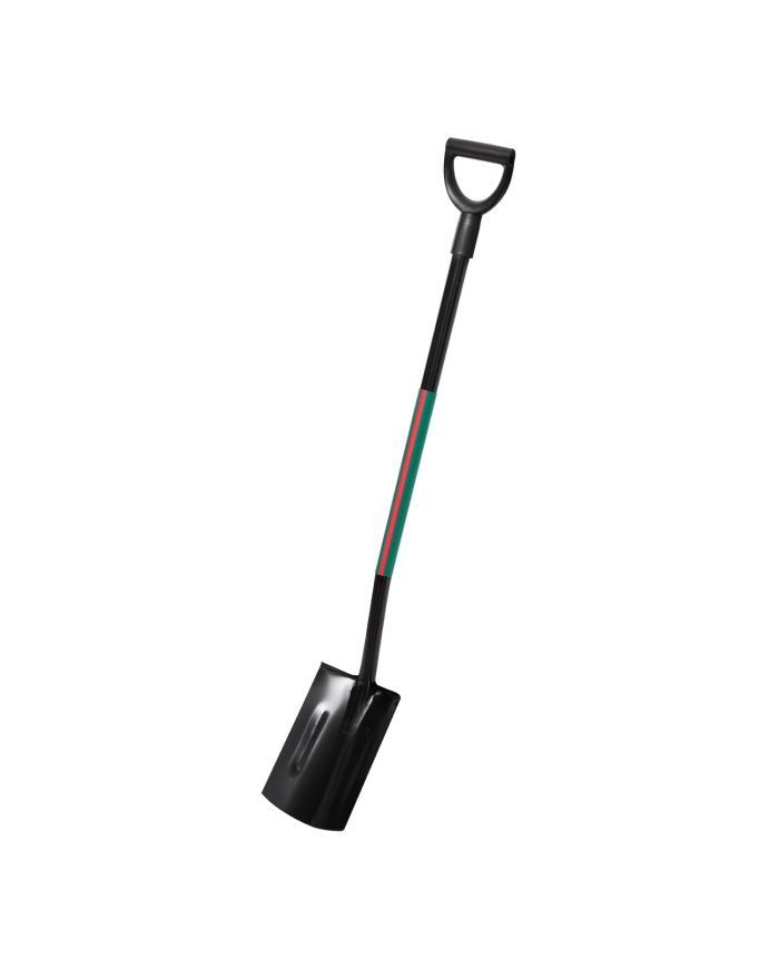 STALCO Szpadel Prosty z Metalowym Trzonkiem - Wysoka Jakość