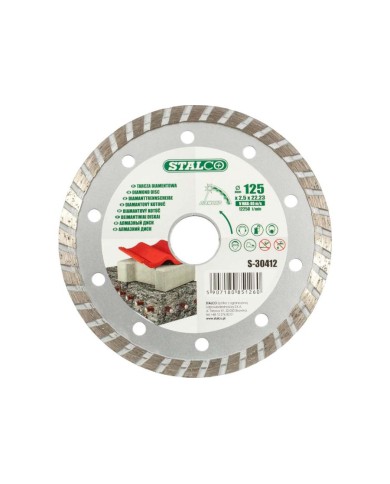 Tarcza Diamentowa Turbo 230x2,6x22,23 mm - STALCO - Wysoka Jakość Tarcza Diamentowa Turbo 230x2,6x22,23 mm - STALCO - Wysoka Jakość