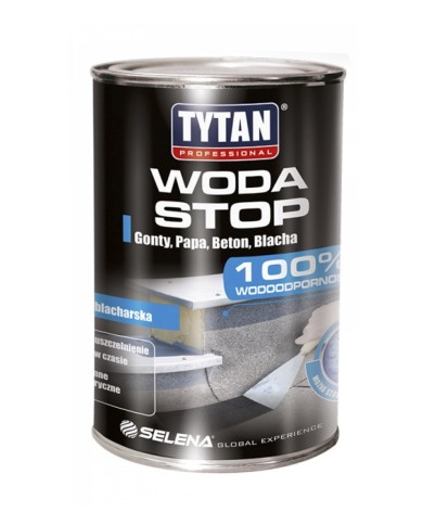 Masa asfaltowa Woda Stop czarna 1 kg - TYTAN PROFESSIONAL Masa asfaltowa Woda Stop czarna 1 kg - TYTAN PROFESSIONAL