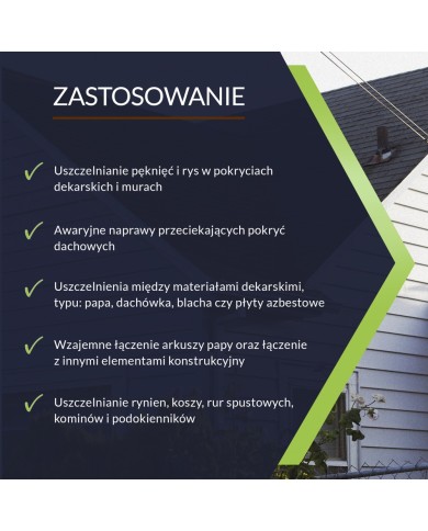 Masa asfaltowa Woda Stop czarna 1 kg - TYTAN PROFESSIONAL Masa asfaltowa Woda Stop czarna 1 kg - TYTAN PROFESSIONAL