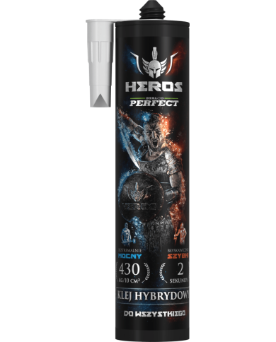 KLEJ HYBRYDOWY BARDZO MOCNY "HEROS"290ml KLEJ HYBRYDOWY BARDZO MOCNY "HEROS"290ml