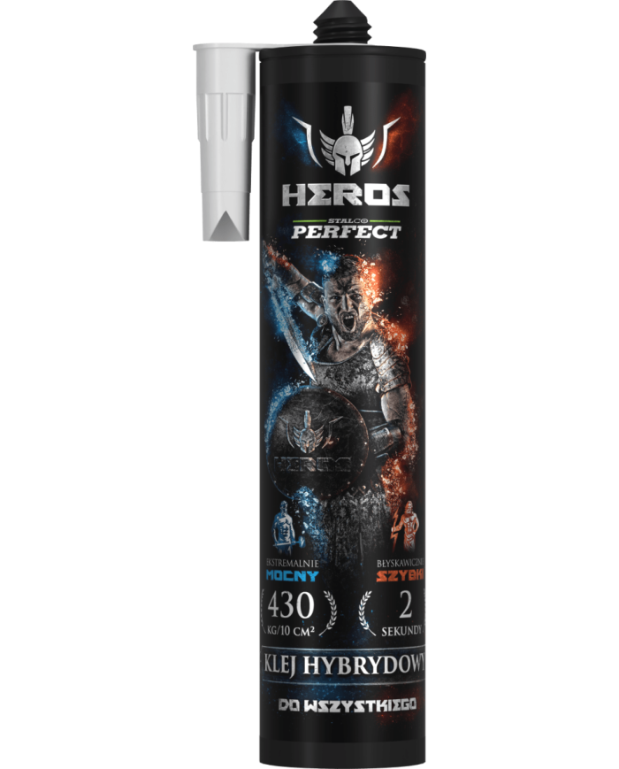KLEJ HYBRYDOWY BARDZO MOCNY "HEROS"290ml KLEJ HYBRYDOWY BARDZO MOCNY "HEROS"290ml