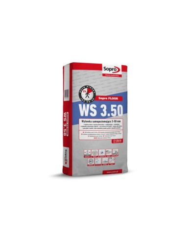 Wylewka samopoziomująca SOPRO 3-50 mm 25 kg - Idealna do podłóg Wylewka samopoziomująca SOPRO 3-50 mm 25 kg - Idealna do podłóg