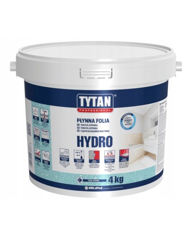 Selena TP Płynna folia HYDRO 4 kg szary - Wysoka jakość i trwałość Selena TP Płynna folia HYDRO 4 kg szary - Wysoka jakość i trwałość
