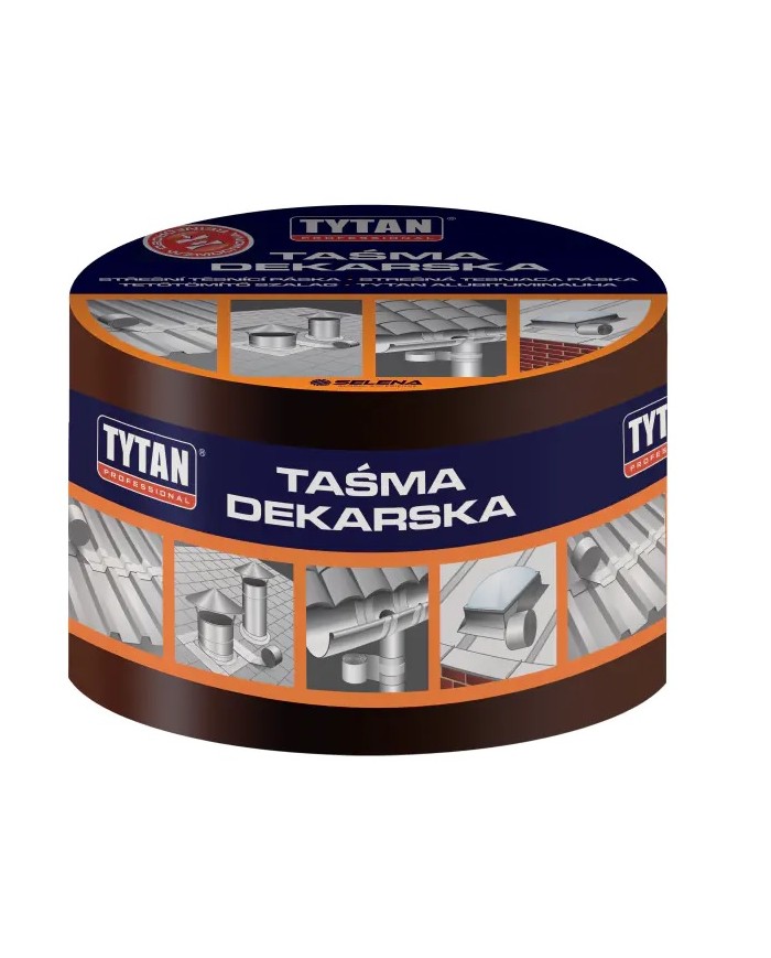 Taśma Dekarska Tytan Brąz 100mmx10m - Wysoka Jakość i Wytrzymałość
