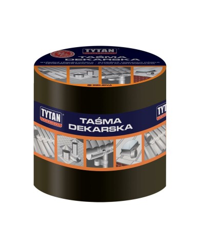 Taśma Dekarska Tytan Ciemny Brąz 100mm x 10m - Wysoka Jakość! Taśma Dekarska Tytan Ciemny Brąz 100mm x 10m - Wysoka Jakość!