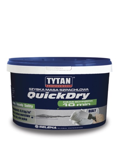 Masa szpachlowa QuickDry 750 ml TYTAN PROFESSIONAL - Szybka naprawa Masa szpachlowa QuickDry 750 ml TYTAN PROFESSIONAL - Szybka naprawa