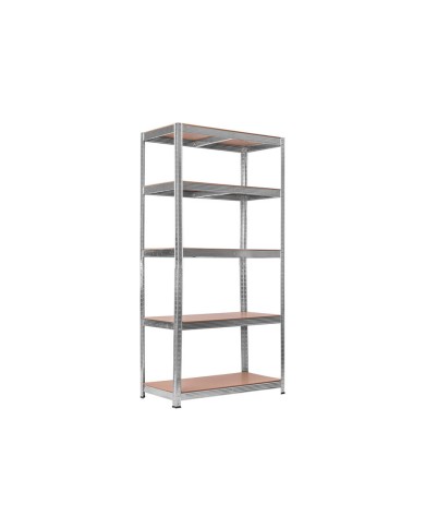 Regał metalowy 180x80x30 cm ocynkowany 5-półkowy z MDF 5 mm Regał metalowy 180x80x30 cm ocynkowany 5-półkowy z MDF 5 mm